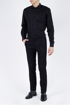 Black cotton shirt, zdjęcie 2 Black cotton shirt od Saint Laurent